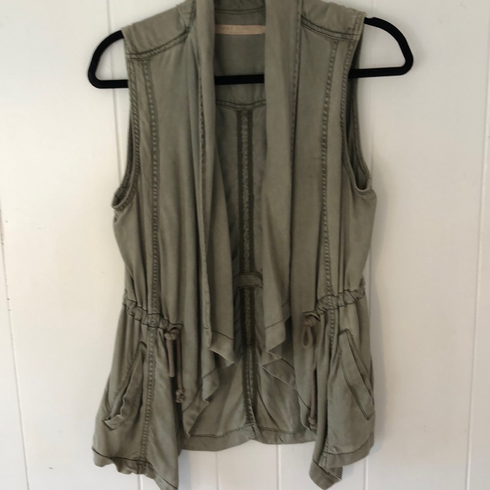 Max jeans green utility vest